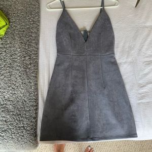 beautiful suede dress